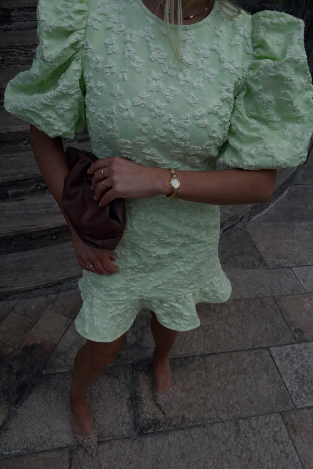 VMFIA Short Dress - Pastel Green